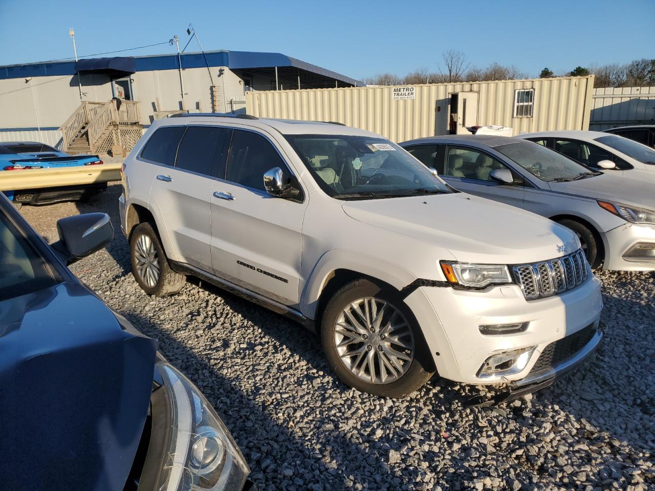 2018 Jeep Grand Cherokee VIN 1C4RJEJG1JC173779 Copart auction photo, front end damage thumbnail 4