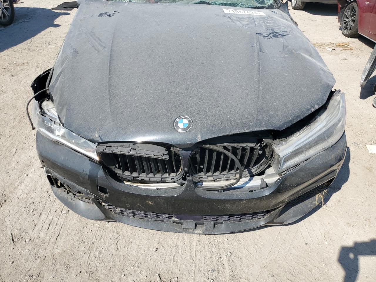 2017 BMW 7er VIN WBA7F2C56HG422466 Copart auction photo, rear end / front end damage thumbnail 12