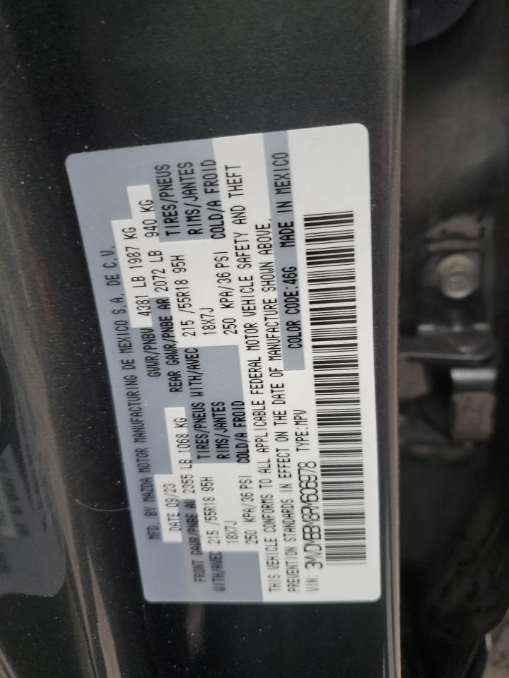 2024 Mazda CX-30 VIN 3MVDMBBM8RM606978 Copart auction photo, front end / side damage thumbnail 13