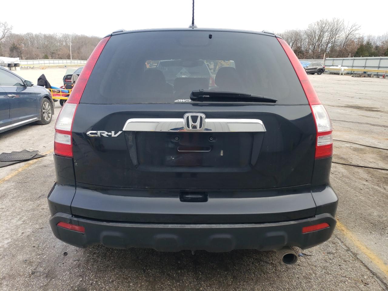 2009 Honda CR-V VIN JHLRE48709C021950 Copart auction photo, vandalism / front end damage thumbnail 6