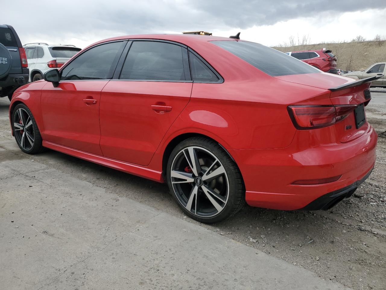 2019 Audi RS3 VIN WUABWGFF2KA906727 Copart auction photo, front end / side damage thumbnail 2