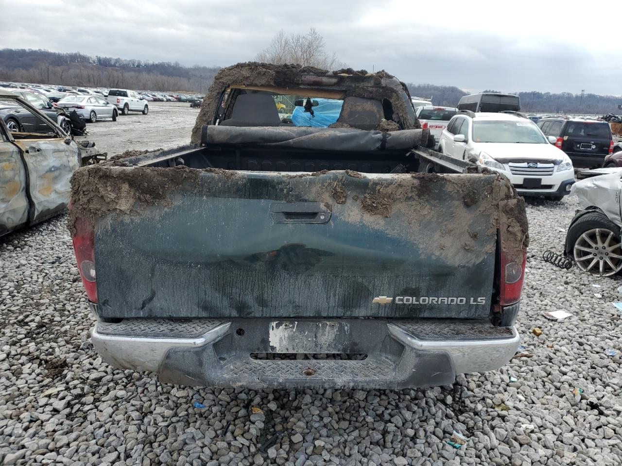 2004 Chevrolet Colorado VIN 1GCDT136548161126 Copart auction photo, all over / front end damage thumbnail 6