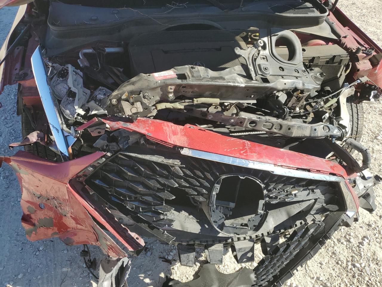 2022 Acura MDX VIN 5J8YD9H41NL000700 Copart auction photo, front end damage thumbnail 12