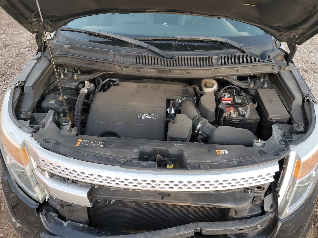 2013 Ford Explorer VIN 1FM5K8D81DGA28722 Copart auction photo, front end damage thumbnail 12