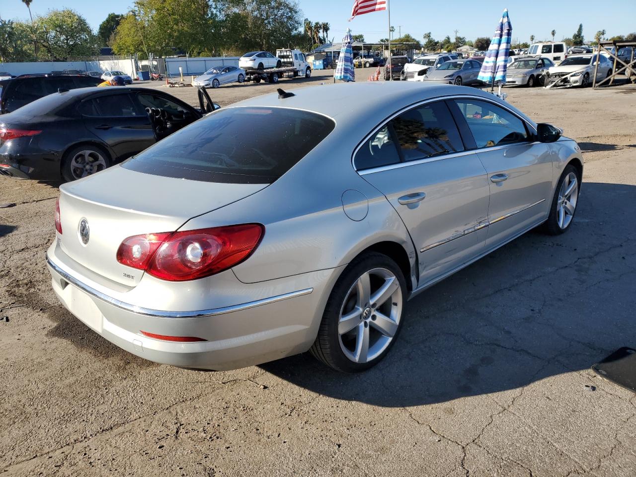 2012 Volkswagen Passat CC VIN WVWHP7AN6CE507039 Copart auction photo, minor dent/scratches damage thumbnail 3