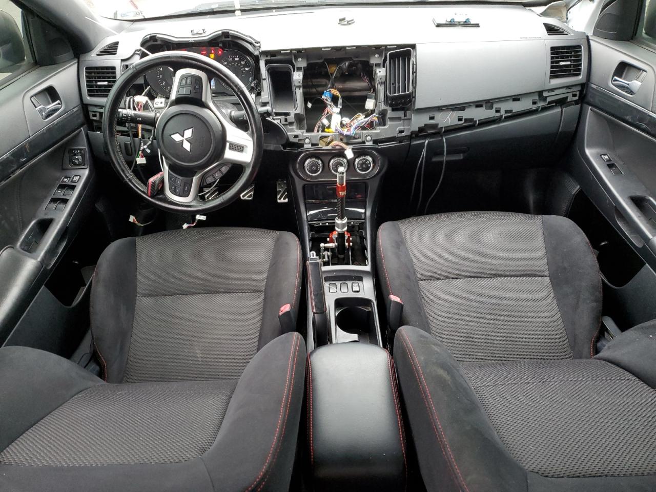 2015 Mitsubishi Lancer Evolution VIN JA32W7FV8FU028938 Copart auction photo, side / front end damage thumbnail 8