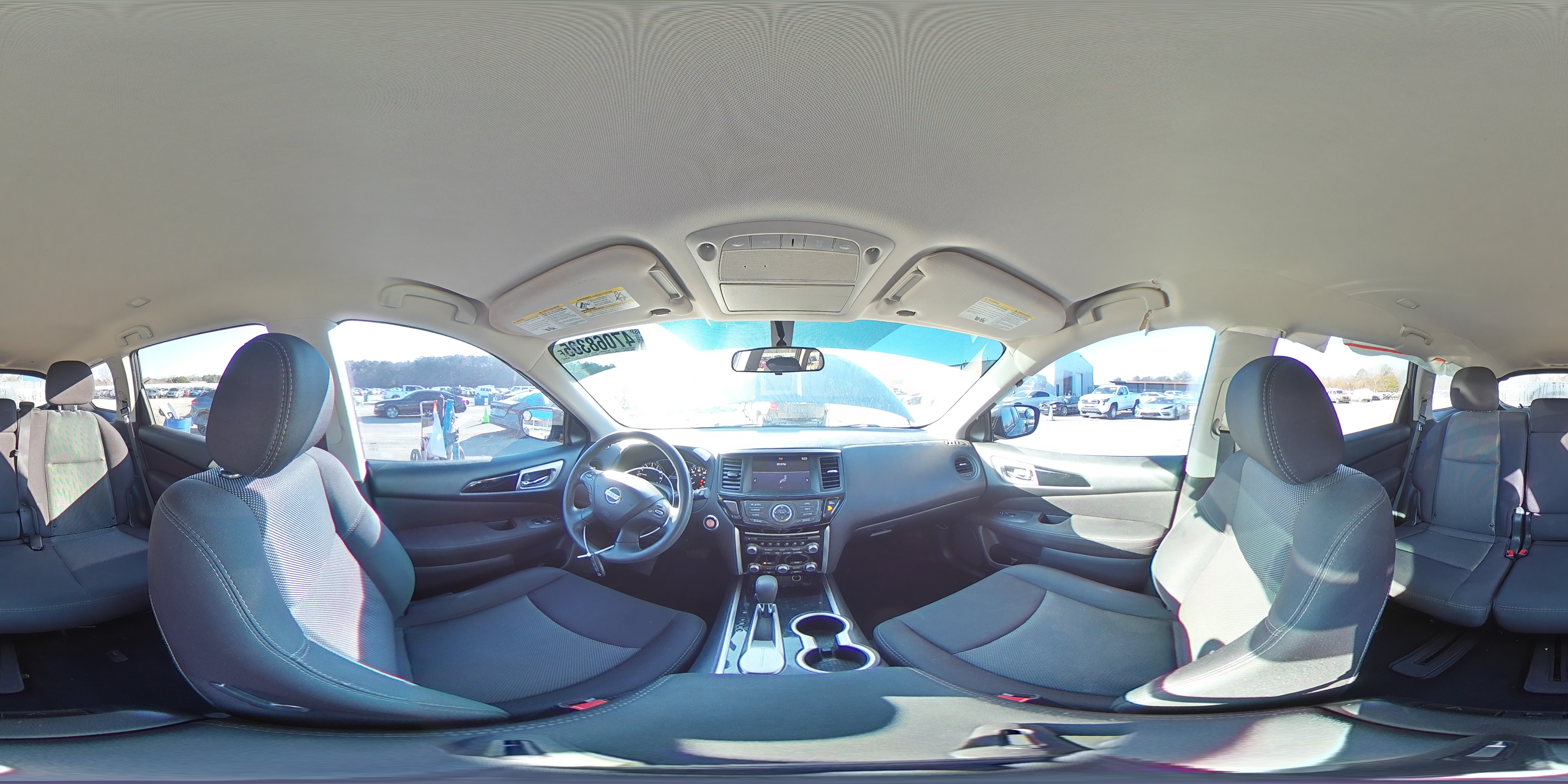 2017 Nissan Pathfinder VIN 5N1DR2MN7HC911005 Copart auction photo, side damage thumbnail 13