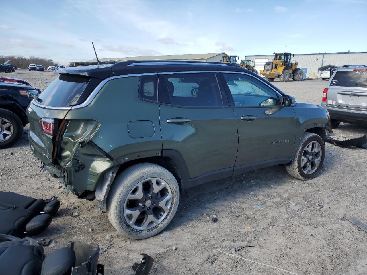 2020 Jeep Compass VIN 3C4NJDCB9LT167486 Copart auction photo, front end / rear end damage thumbnail 3