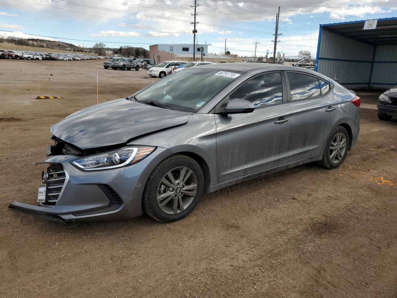 2018 Hyundai Elantra VIN 5NPD84LF0JH401392 - Copart auction photo