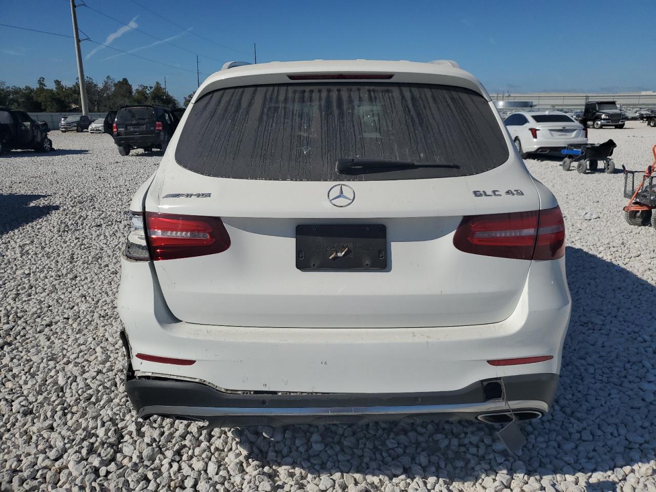 2019 Mercedes-Benz GLC VIN WDC0G6EBXKF507586 Copart auction photo, side damage thumbnail 6