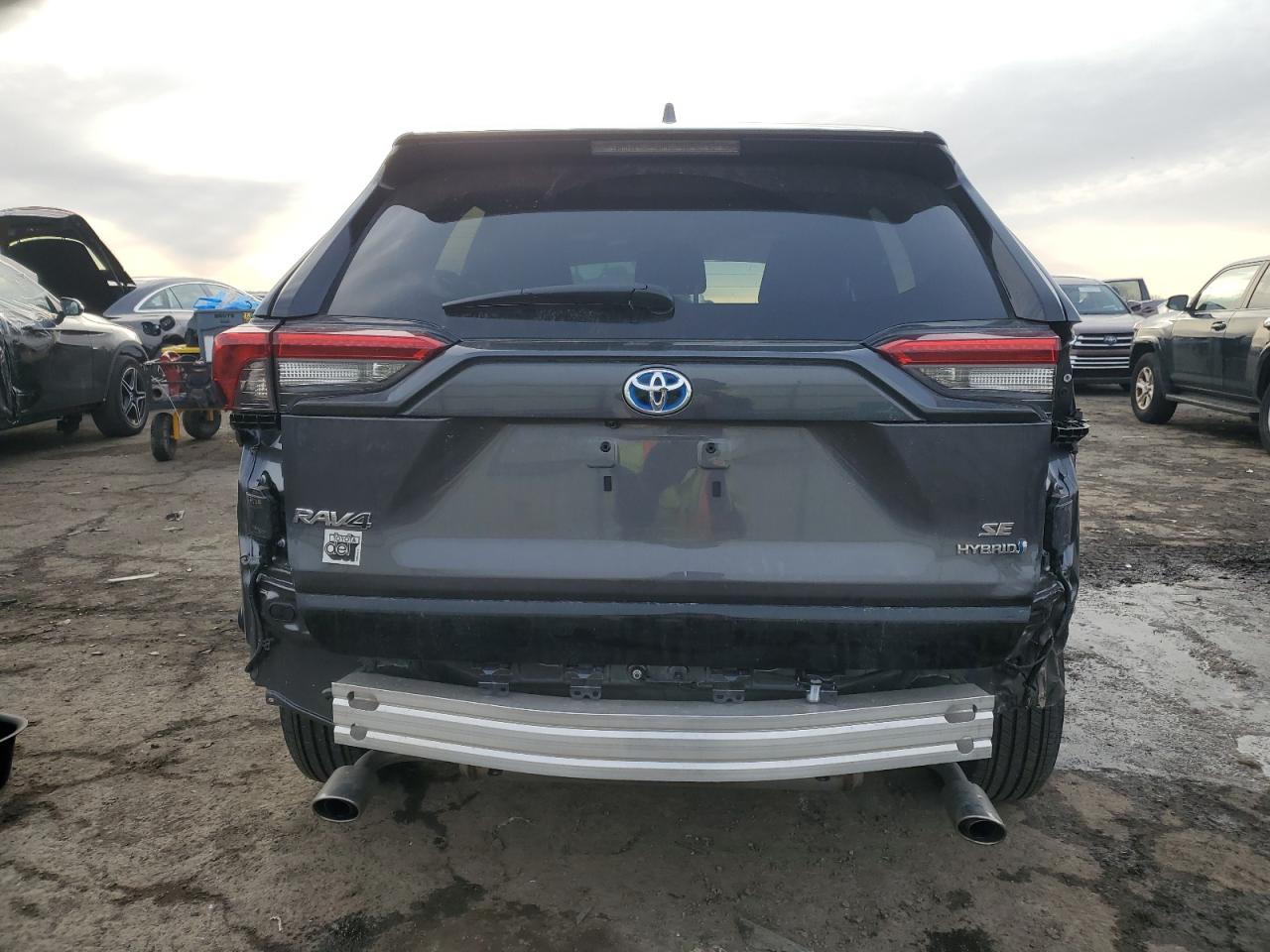 2024 Toyota RAV 4 VIN 4T3T6RFVXRU158454 Copart auction photo, rear end damage thumbnail 6