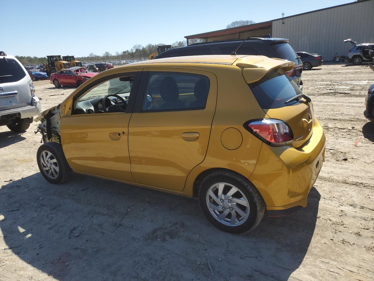 2021 Mitsubishi Mirage VIN ML32AUHJXMH004707 Copart auction photo, front end / side damage thumbnail 2