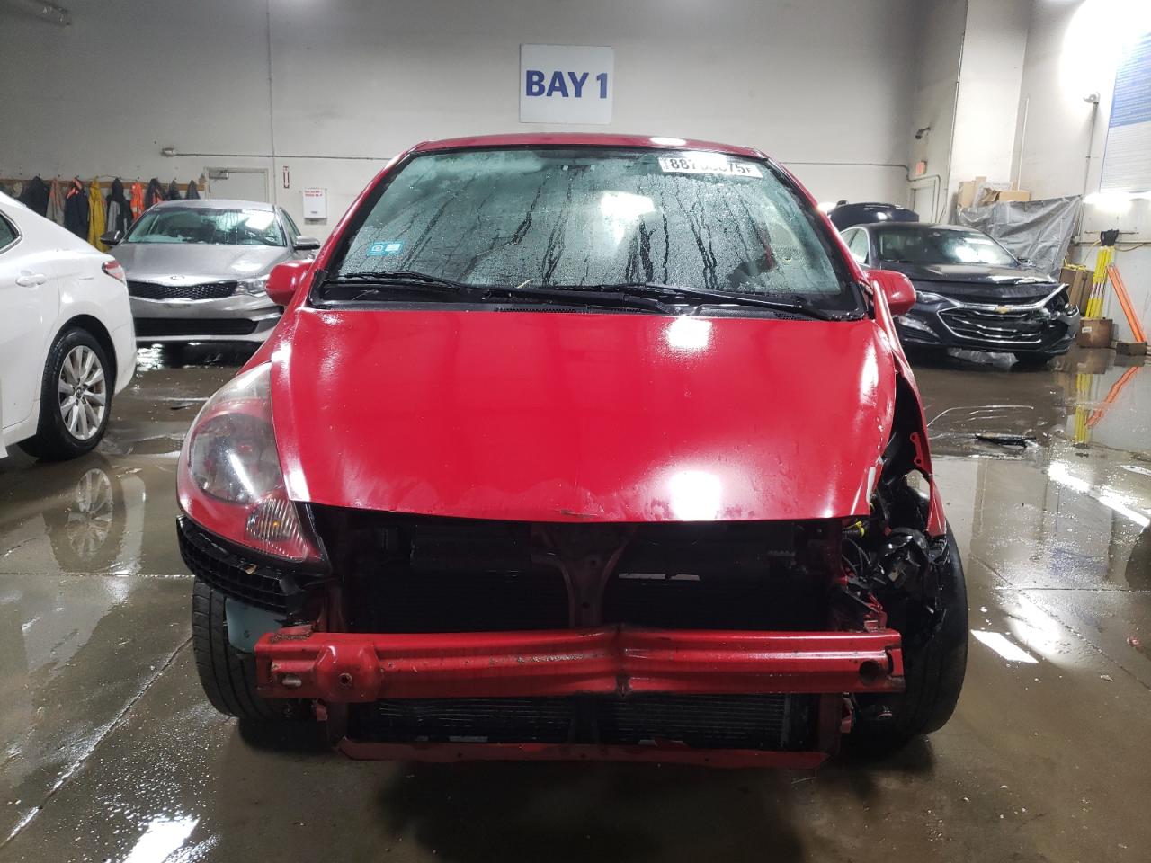 2007 Honda Fit VIN JHMGD38697S059462 Copart auction photo, all over damage thumbnail 5