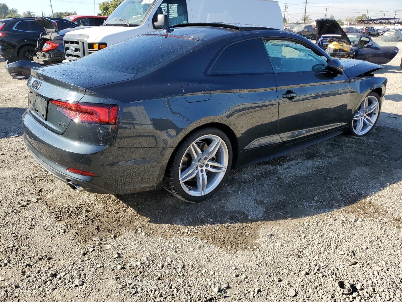 2019 Audi A5 VIN WAUTNAF59KA079525 Copart auction photo, front end damage thumbnail 3