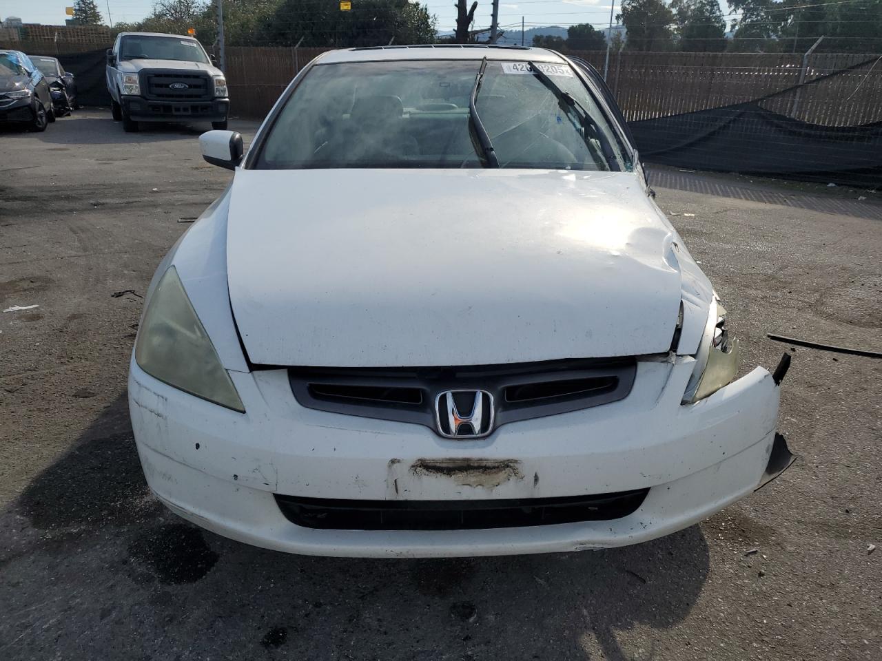 2005 Honda Accord VIN 1HGCM66535A045718 Copart auction photo, side / front end damage thumbnail 5