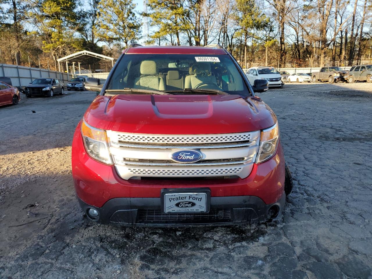 2015 Ford Explorer VIN 1FM5K7D82FGB07023 Copart auction photo, front end / side damage thumbnail 5