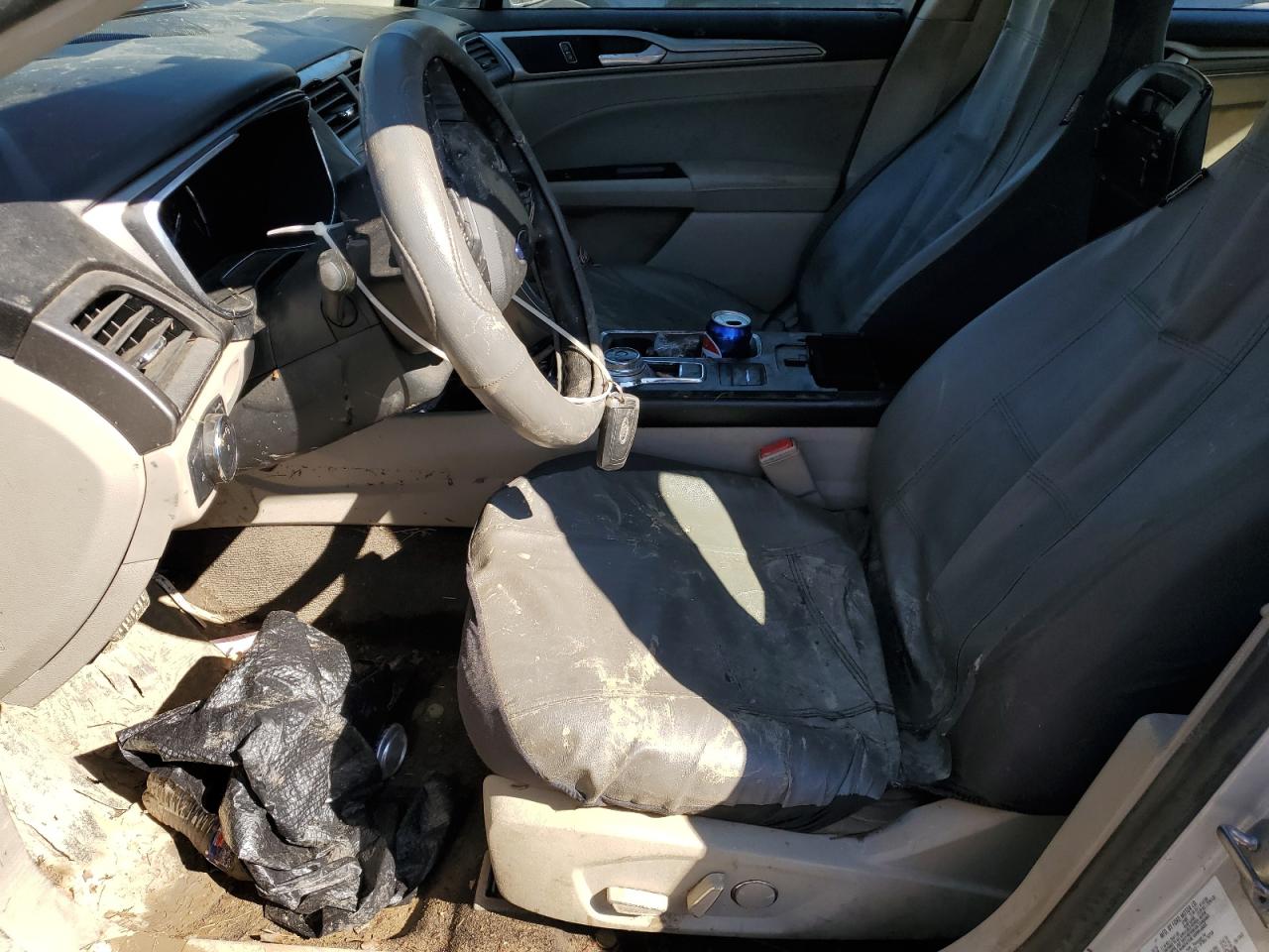 2017 Ford Fusion VIN 3FA6P0LU5HR238285 Copart auction photo, water/flood damage thumbnail 7