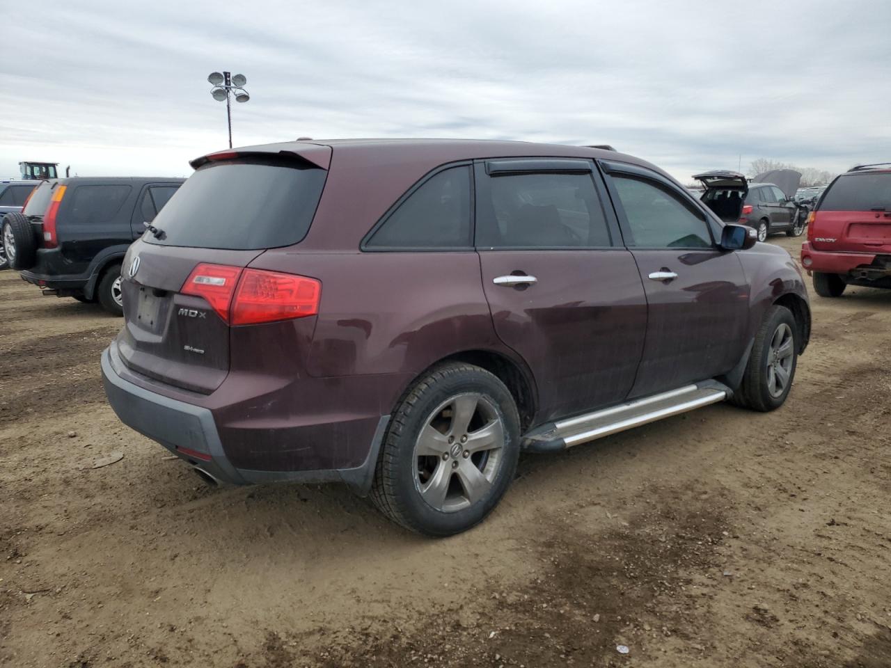 2009 Acura MDX VIN 2HNYD28869H503709 Copart auction photo, front end / side damage thumbnail 3
