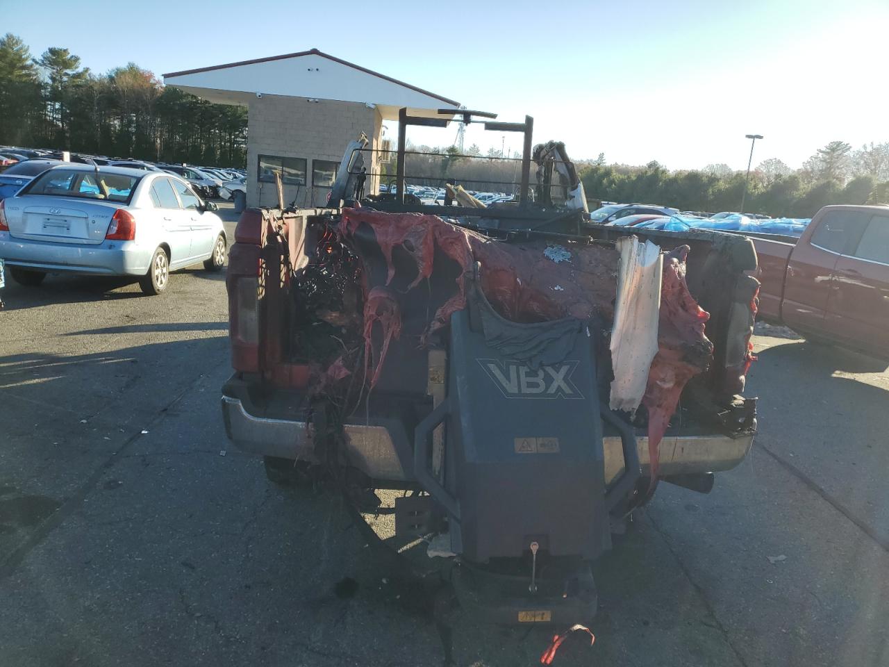 2022 Ford F250 VIN 1FTBF2BN4NEC40917 Copart auction photo, burn / burn - interior damage thumbnail 6