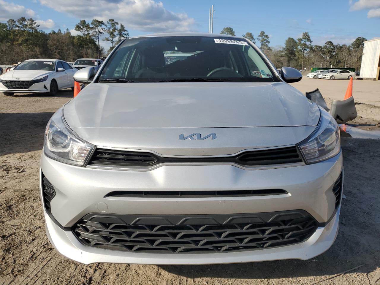 2023 KIA Rio VIN 3KPA24AD3PE573628 Copart auction photo, rear end damage thumbnail 5