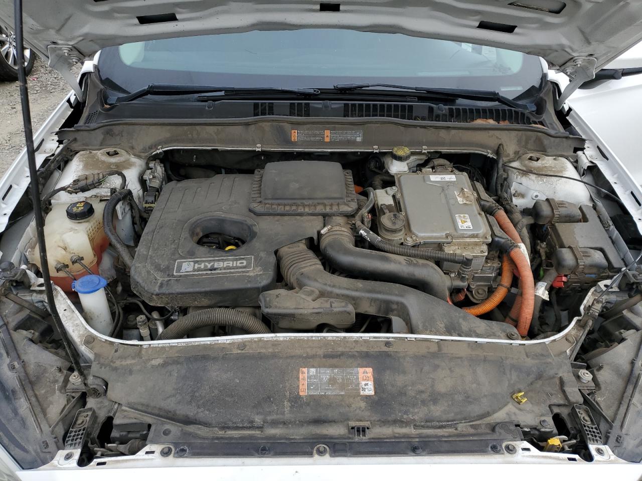 2019 Ford Fusion VIN 3FA6P0LU2KR119777 Copart auction photo, rear end damage thumbnail 11