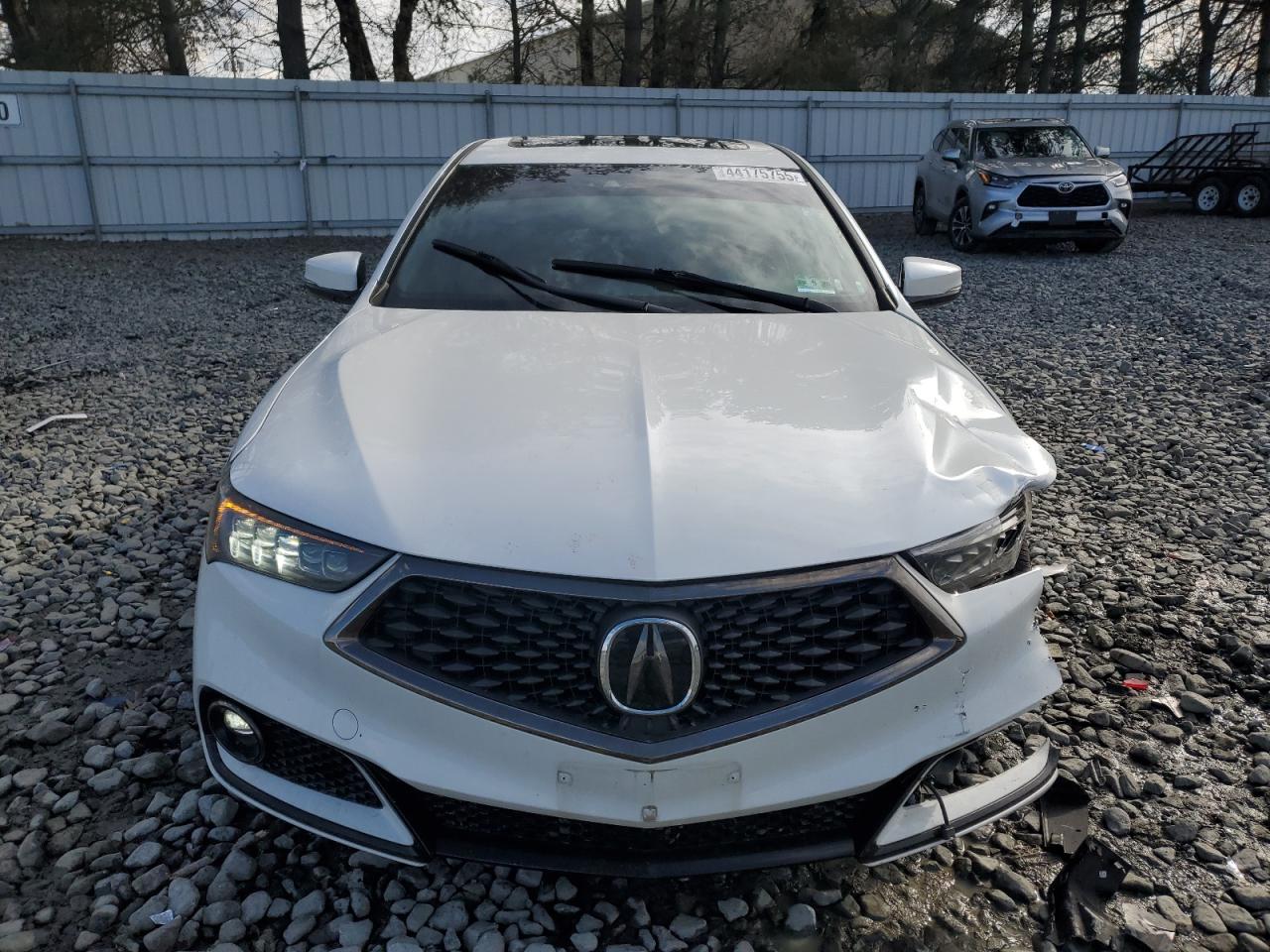 2019 Acura TLX VIN 19UUB2F6XKA003764 Copart auction photo, front end damage thumbnail 5
