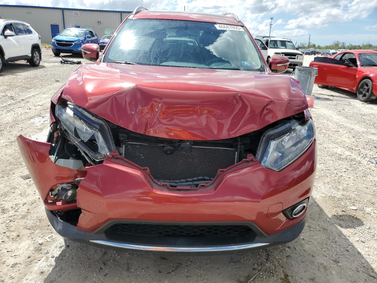 2015 Nissan Rogue VIN 5N1AT2MV0FC925247 Copart auction photo, front end damage thumbnail 5