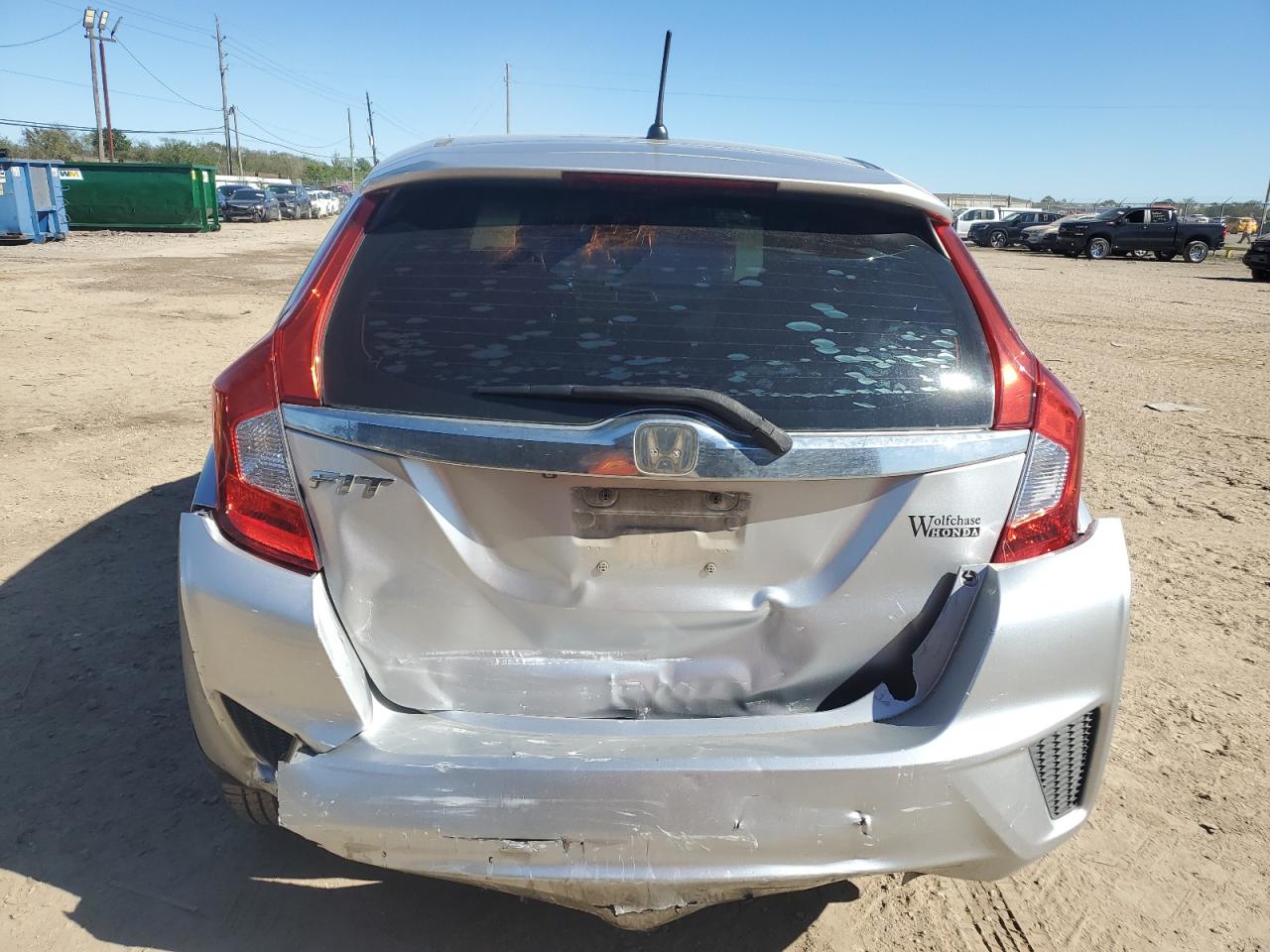 2015 Honda Fit VIN 3HGGK5H8XFM727606 Copart auction photo, front end / rear end damage thumbnail 6