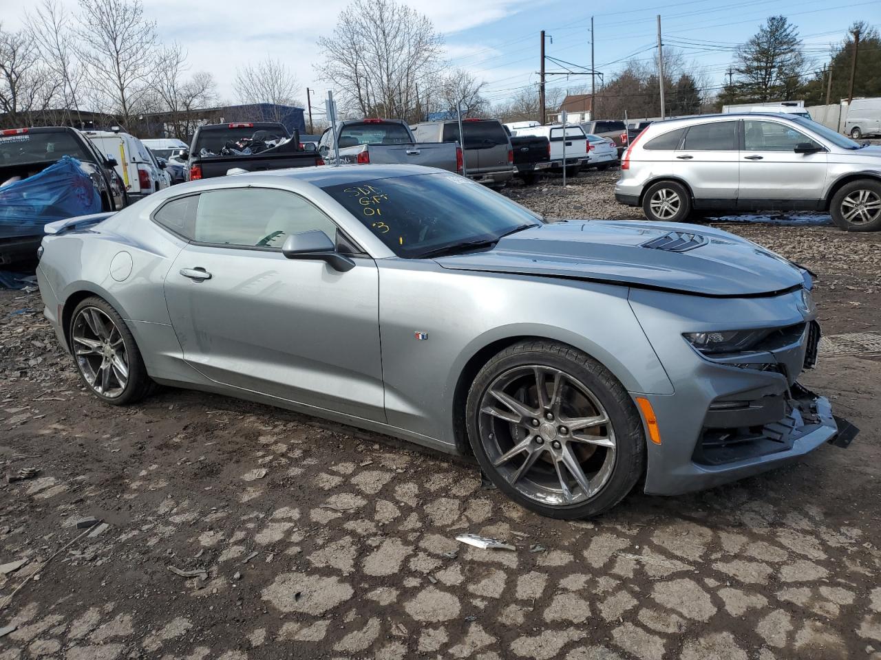 2023 Chevrolet Camaro VIN 1G1FH1R79P0124053 Copart auction photo, front end / side damage thumbnail 4