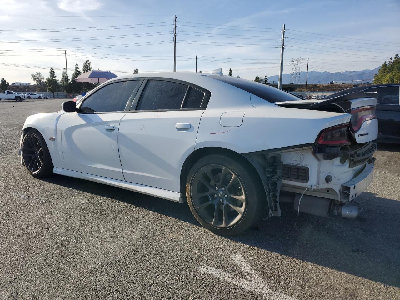 2020 Dodge Charger VIN 2C3CDXGJ0LH120488 Copart auction photo, rear end / mechanical damage thumbnail 2