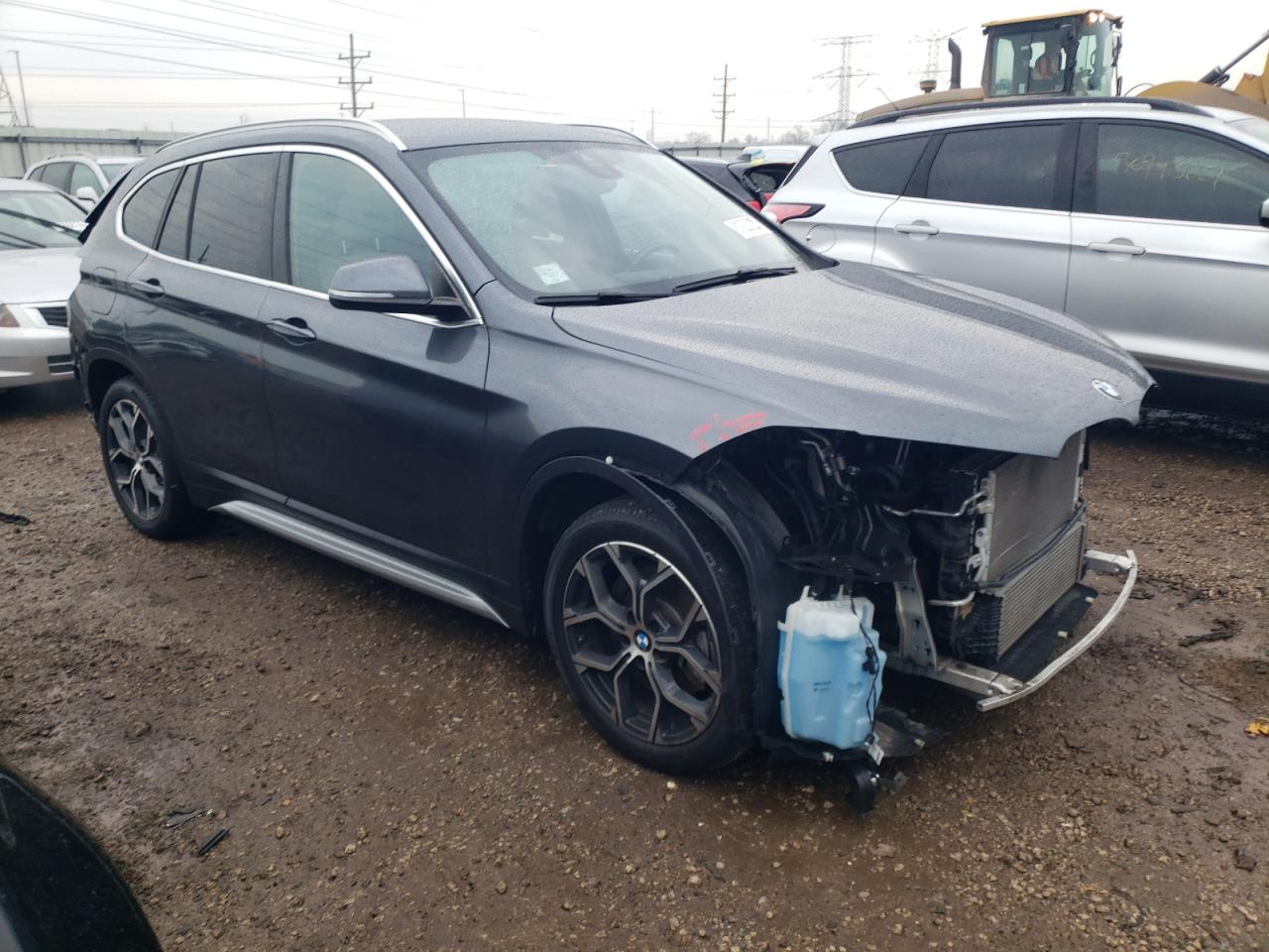 2020 BMW X1 VIN WBXJG9C05L3L90650 Copart auction photo, front end / rear end damage thumbnail 4