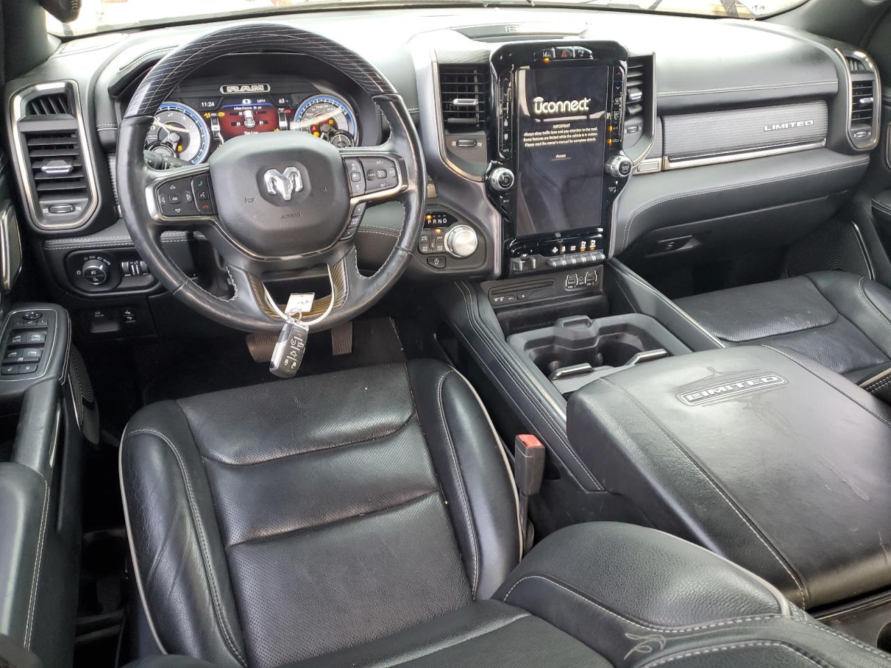 2019 RAM 1500 VIN 1C6SRFHT5KN594209 Copart auction photo, front end / rear end damage thumbnail 8