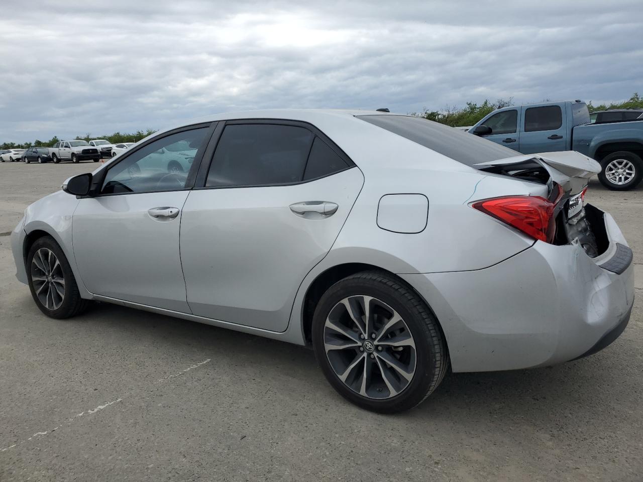 2017 Toyota Corolla VIN 5YFBURHE2HP661760 Copart auction photo, rear end damage thumbnail 2