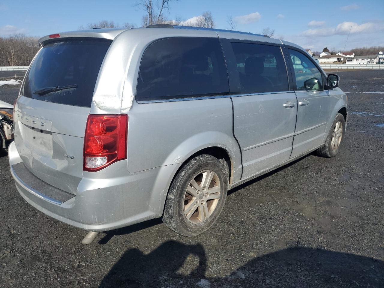 2012 Dodge Caravan VIN 2C4RDGDG7CR281171 Copart auction photo, side / rear end damage thumbnail 3