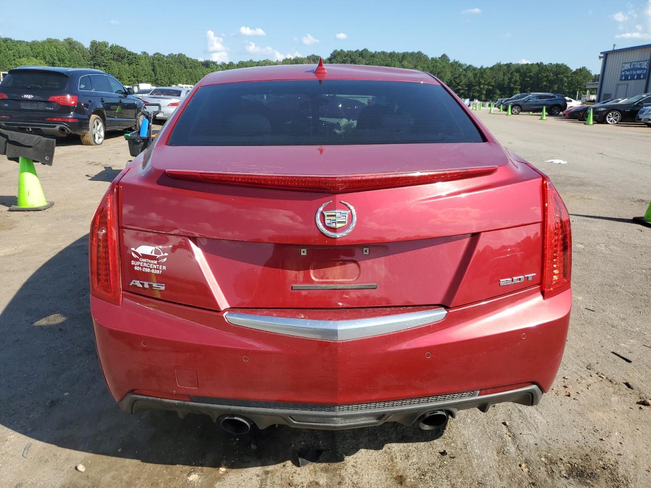 2013 Cadillac ATS VIN 1G6AB5RX3D0164895 Copart auction photo, front end / side damage thumbnail 6