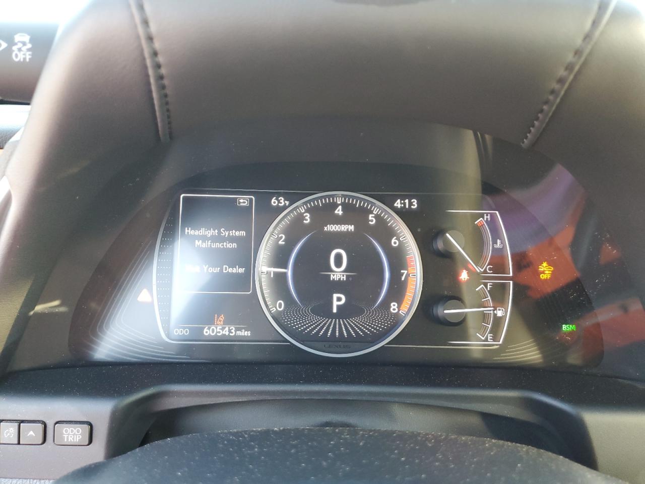 2019 Lexus ES VIN 58ABZ1B19KU015106 Copart auction photo, front end / minor dent/scratches damage thumbnail 9