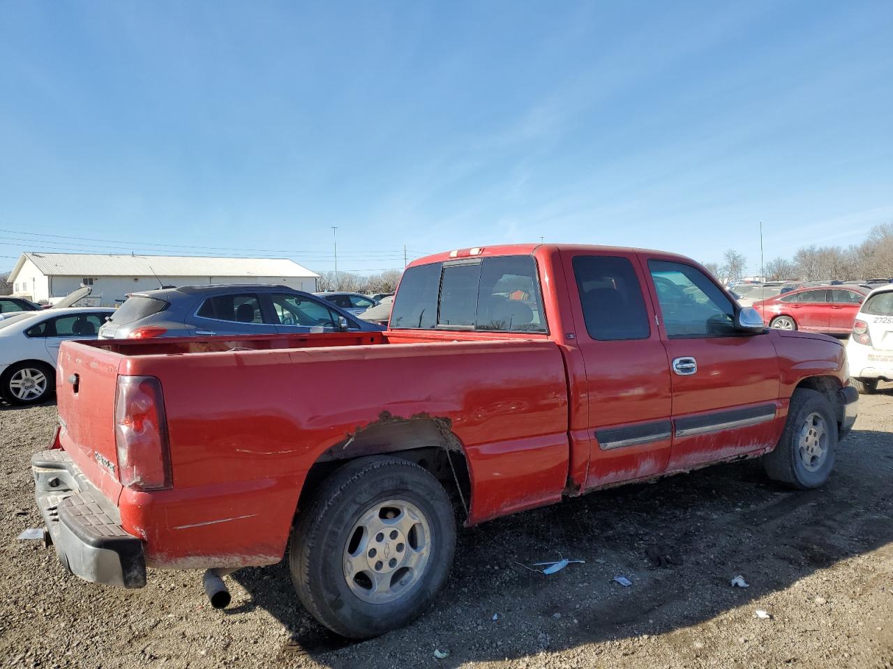 2003 Chevrolet Silverado VIN 2GCEC19V031302933 Copart auction photo, vandalism damage thumbnail 3