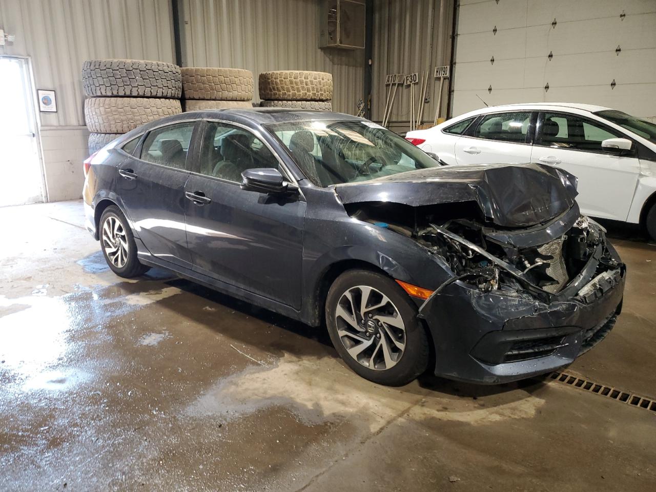 2018 Honda Civic VIN 2HGFC2F70JH534776 Copart auction photo, front end damage thumbnail 4