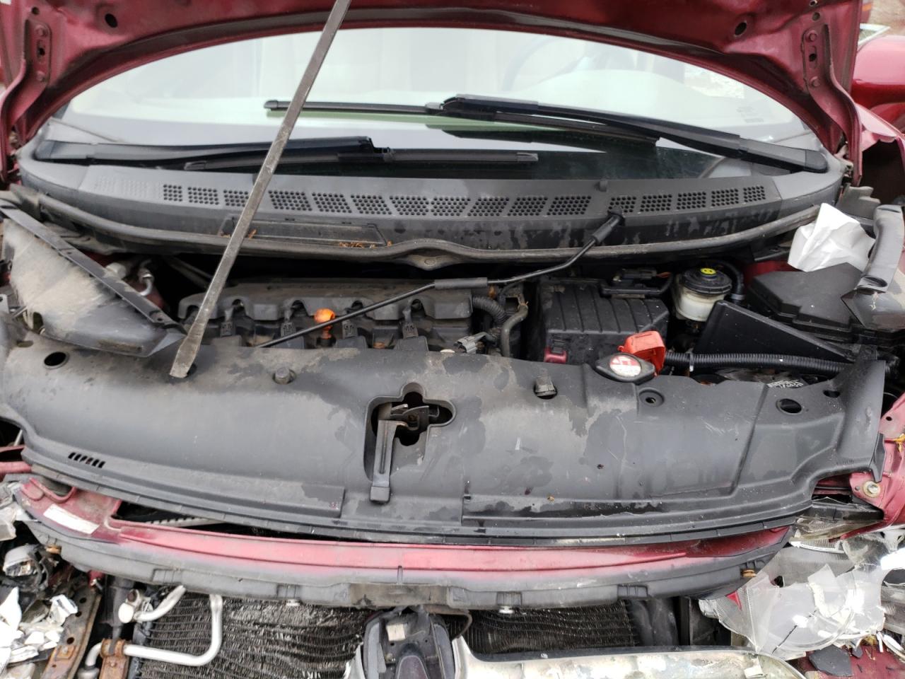 2007 Honda Civic VIN 1HGFA16547L087265 Copart auction photo, front end / side damage thumbnail 11