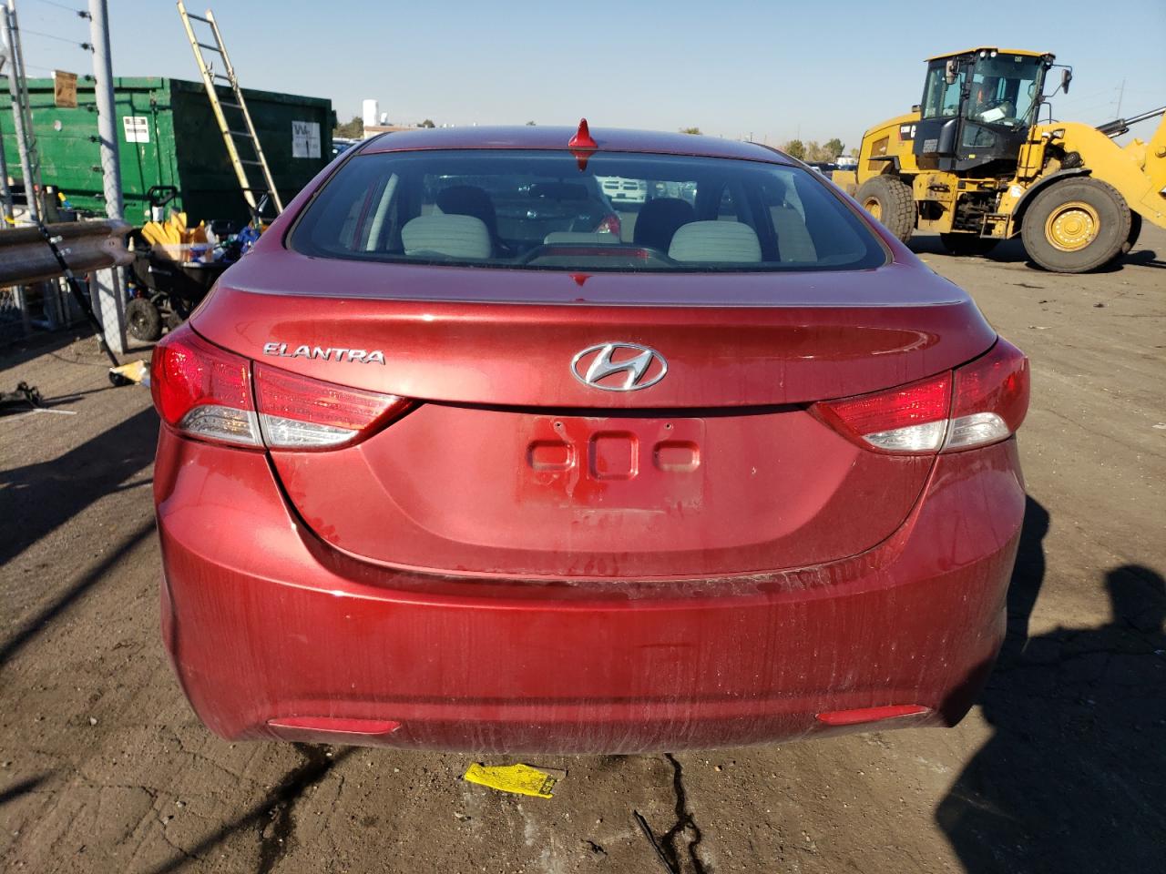 2013 Hyundai Elantra VIN 5NPDH4AE5DH391893 Copart auction photo, minor dent/scratches damage thumbnail 6