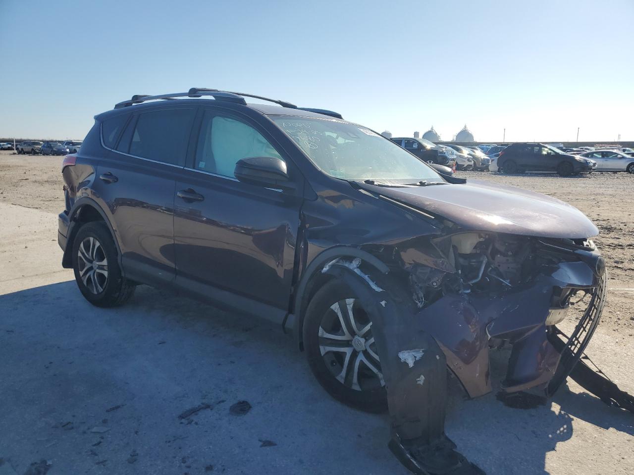 2017 Toyota RAV 4 VIN 2T3BFREV8HW549680 Copart auction photo, all over damage thumbnail 4