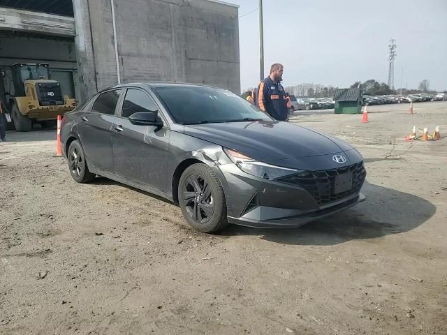 2021 Hyundai Elantra VIN 5NPLM4AG2MH010574 Copart auction photo, front end / side damage thumbnail 11