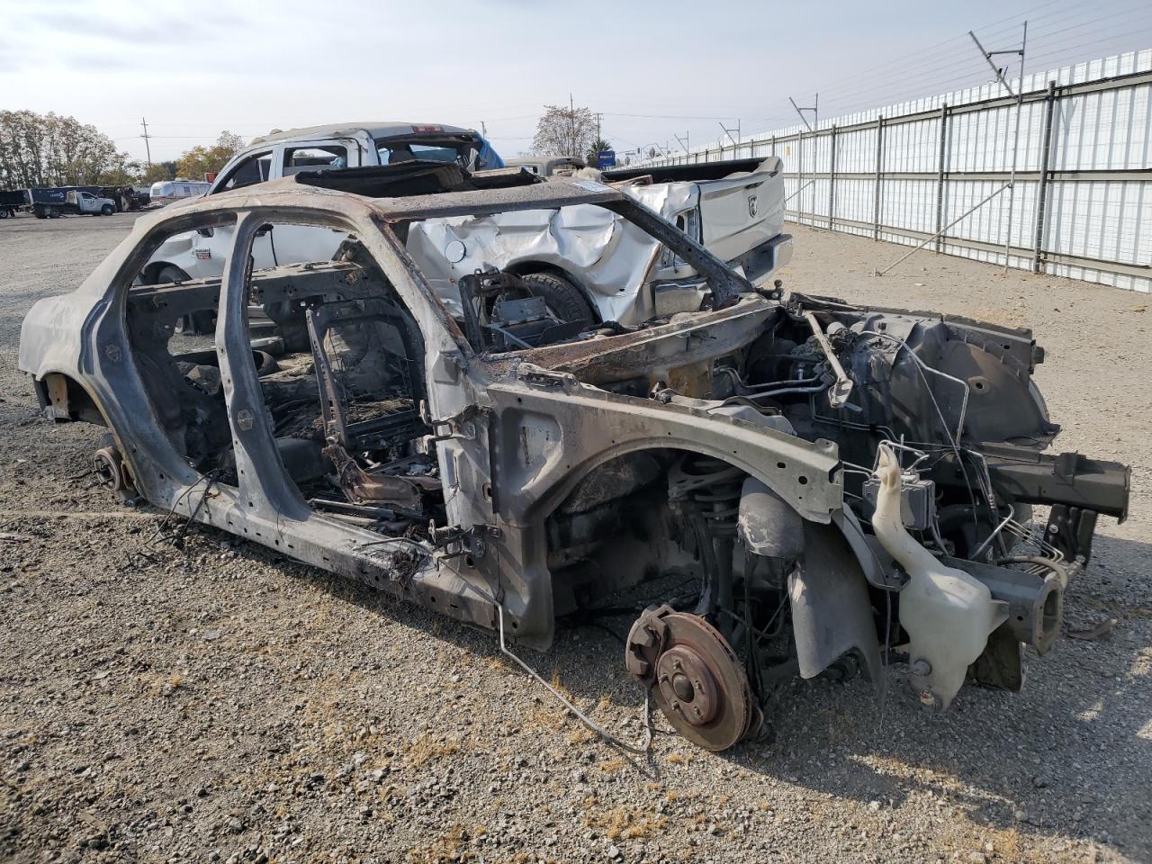 2010 Chrysler 300 VIN 2C3CA5CV3AH263017 Copart auction photo, burn damage thumbnail 4