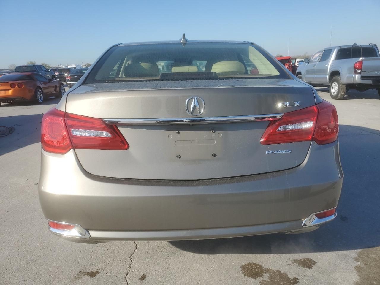 2015 Acura RLX VIN JH4KC1F52FC001004 Copart auction photo, side damage thumbnail 6