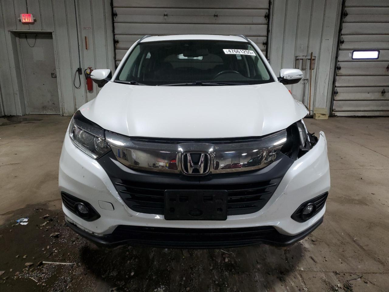 2019 Honda HR-V VIN 3CZRU6H77KM730160 Copart auction photo, front end / side damage thumbnail 5