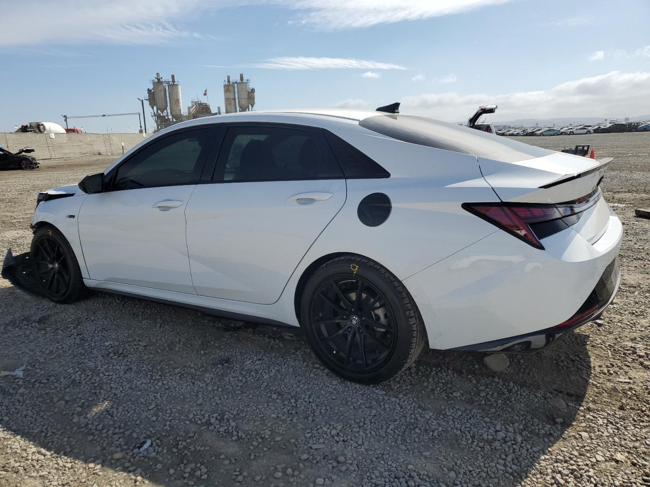 2022 Hyundai Elantra VIN KMHLR4AF0NU227522 Copart auction photo, front end / minor dent/scratches damage thumbnail 2
