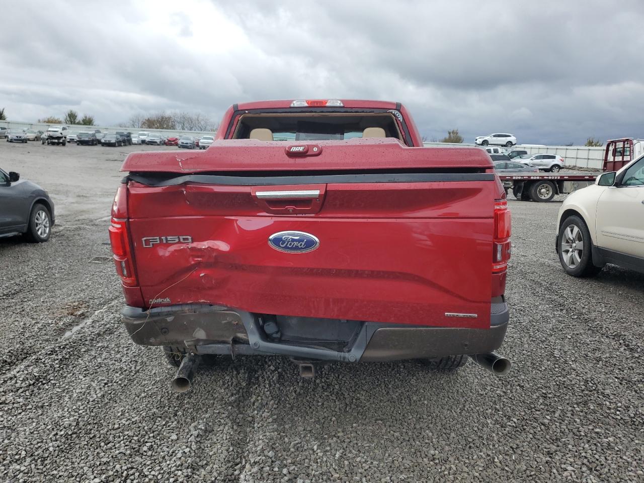2015 Ford F-150 VIN 1FTEW1EF0FKD40396 Copart auction photo, rear end / undercarriage damage thumbnail 6