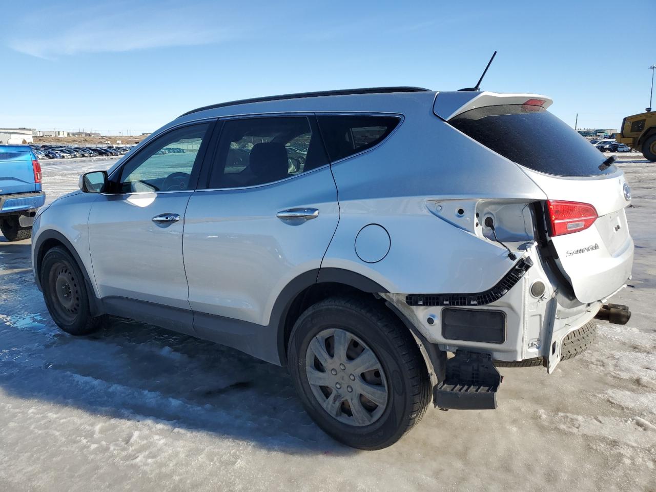 2015 Hyundai Santa Fe VIN 5XYZUDLA8FG267493 Copart auction photo, rear end / front end damage thumbnail 2
