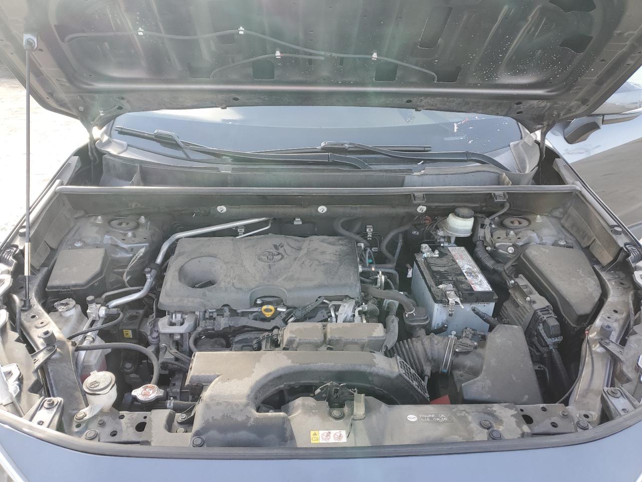 2019 Toyota RAV 4 VIN JTMW1RFV3KD003453 Copart auction photo, side / front end damage thumbnail 12