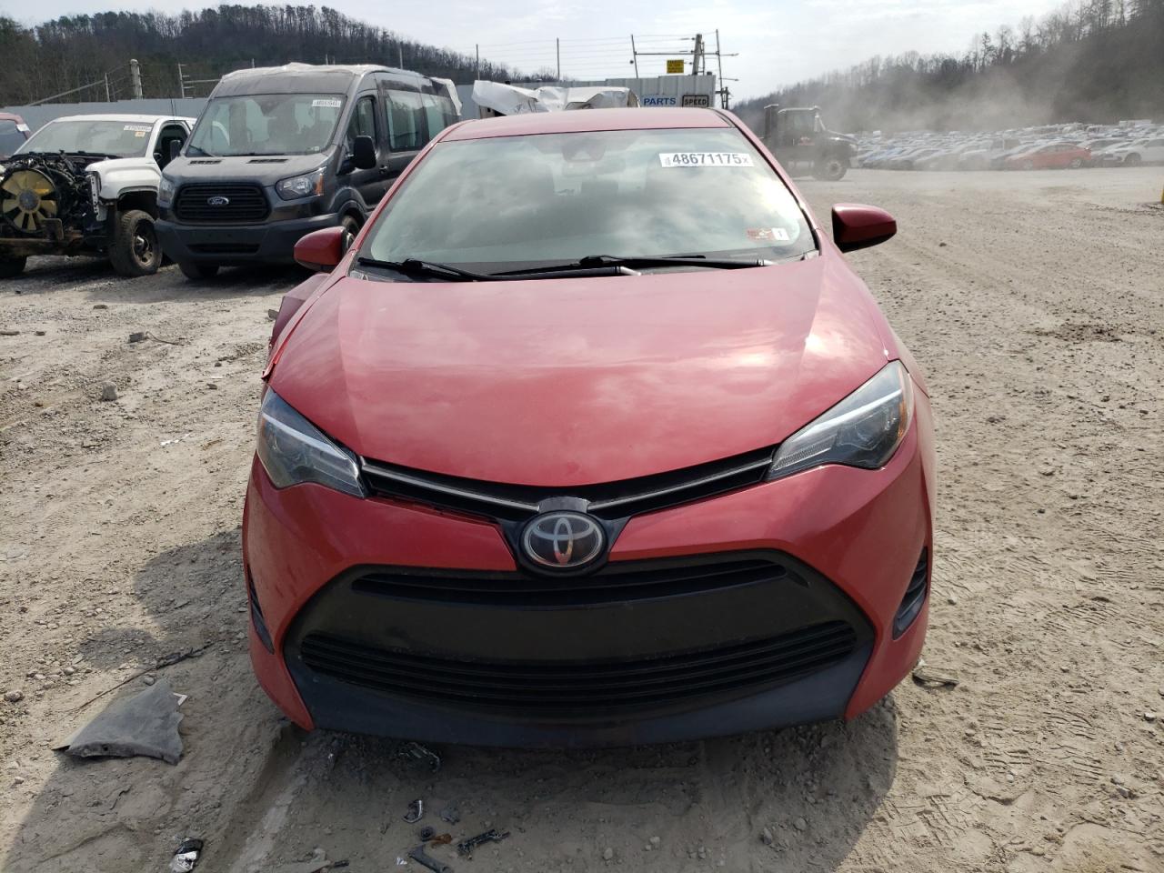 2018 Toyota Corolla VIN 2T1BURHEXJC105783 Copart auction photo, side damage thumbnail 5